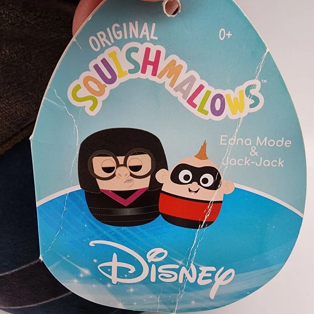 Disney Squishmallows The Incredibles Edna Mode Plush 12